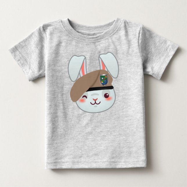 Camiseta De Bebé Guardabosques Bebé Conejo (Anverso)