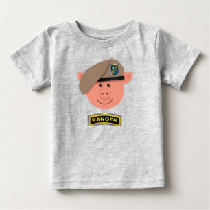 Camiseta De Bebé Guardabosques Cerdito Bebé