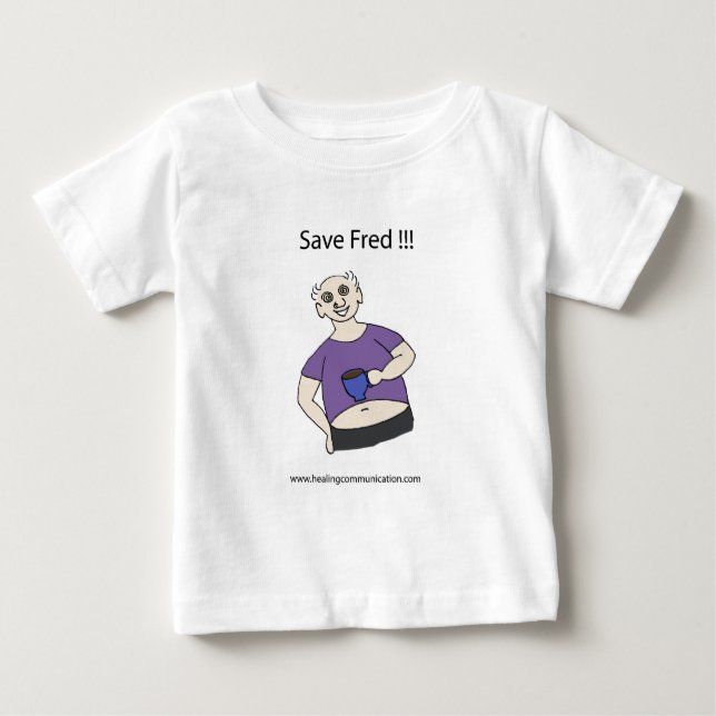 Camiseta De Bebé Guardar Fred (Anverso)