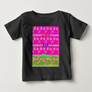 Camiseta De Bebé Guardar la fecha Eat Love and PLay.png