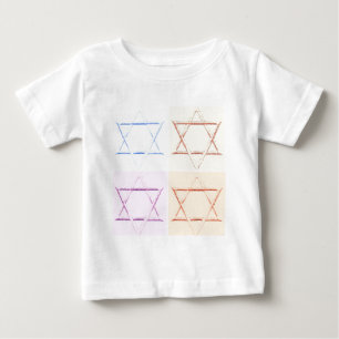 Camiseta De Bebé Guardar la fecha/estrella de David
