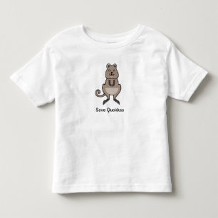 Camiseta De Bebé Guardar QUOKKAS -Australia -animal en peligro de e