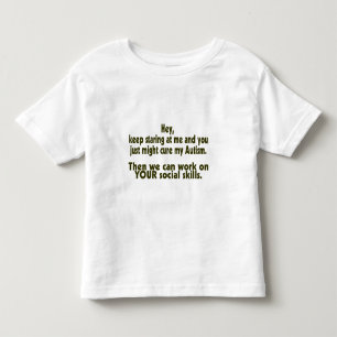 Camiseta De Bebé Guarde el mirar fijamente entonces nosotros puede