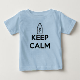 Camiseta De Bebé Guarde la calma y arrástrese encendido - hermane A