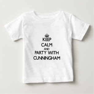 Camiseta De Bebé Guarde la calma y vaya de fiesta con Cunningham
