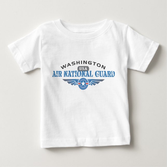 Camiseta De Bebé Guardia Nacional del Aire de Washington (Anverso)