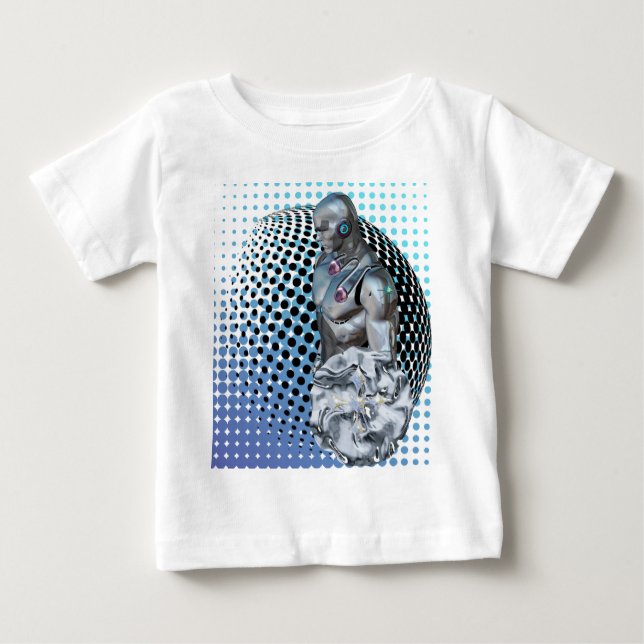 Camiseta De Bebé Guardián del reino digital (Anverso)