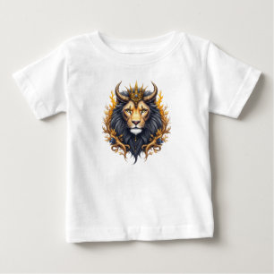 Camiseta De Bebé Guardianes a la luz de la luna – León cósmico.
