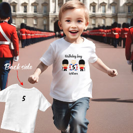 Camiseta De Bebé Guardias de Londres llaman cumpleaños británico