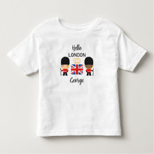 Camiseta De Bebé Guardias de Londres Nombre de niño de piel mixto R