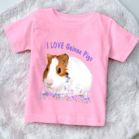 Guau, me encanta Guinea Cerdos Personalizado Blanc