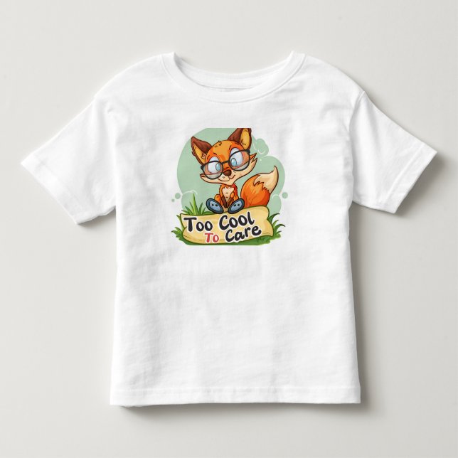 Camiseta De Bebé Guay Fox Carefree (Anverso)