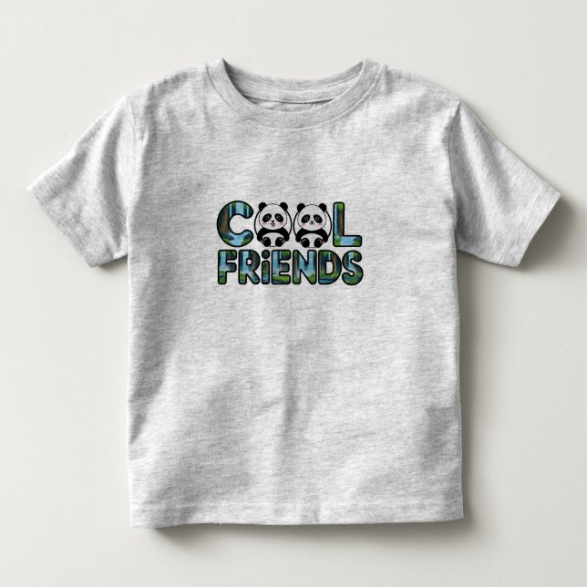 Camiseta De Bebé Guay Friends Panda (Anverso)