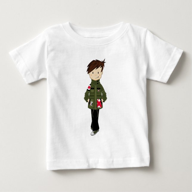 Camiseta De Bebé Guay Mod Boy (Anverso)