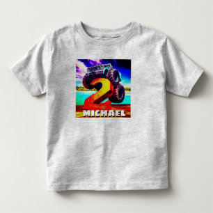 Camiseta De Bebé Guay Monster Truck 2º cumpleaños