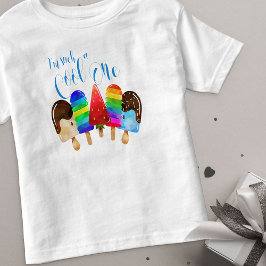 Camiseta De Bebé Guay One Boys 1er cumpleaños Popsicle