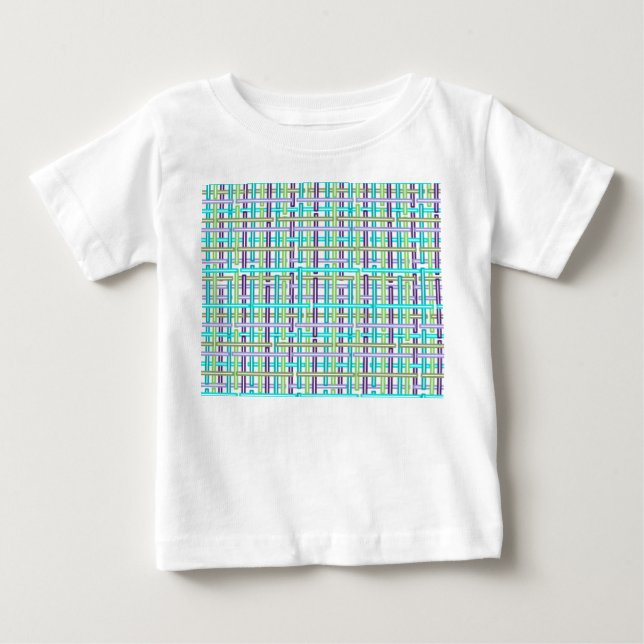 Camiseta De Bebé Guay Plaid (Anverso)
