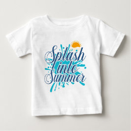 Camiseta De Bebé Guay unisex splash Summer word art