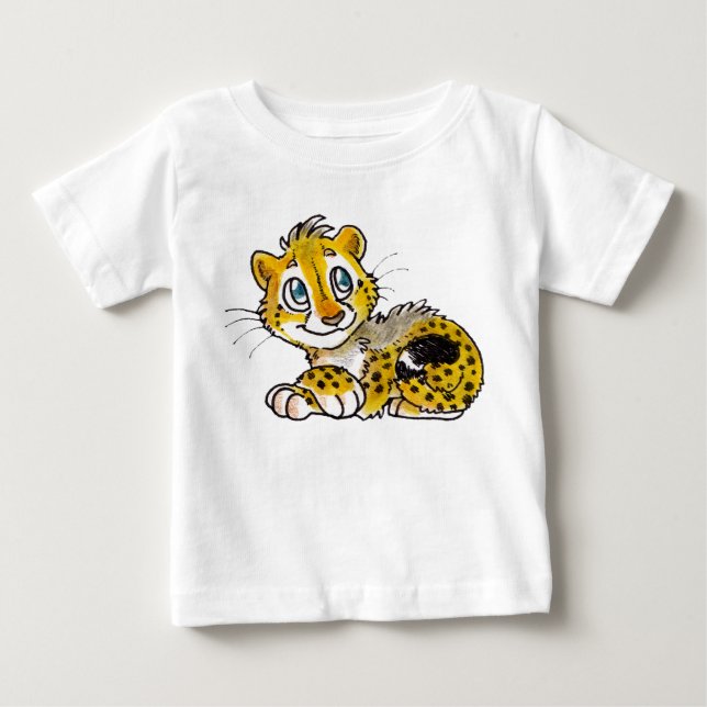 Camiseta De Bebé Guepardo Cub (Anverso)
