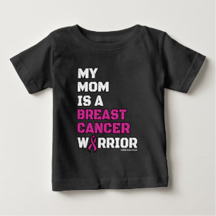 Camiseta De Bebé Guerrero/Bloque/Mamá... Cáncer de Mama