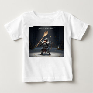 Camiseta De Bebé Guerrero Caballero Mono con Personaje de Cuchara G