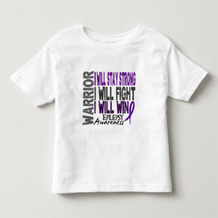 Camiseta De Bebé Guerrero de la epilepsia