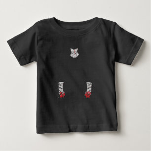 Camiseta De Bebé Guerrero de las Sombras Teñido de Rojo