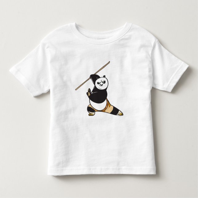 Camiseta De Bebé Guerrero del Dragón Po Ping (Anverso)