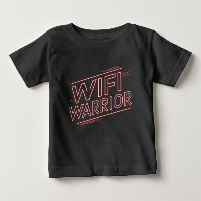 Camiseta De Bebé Guerrero WiFi - Camiseta bebé (Anverso)
