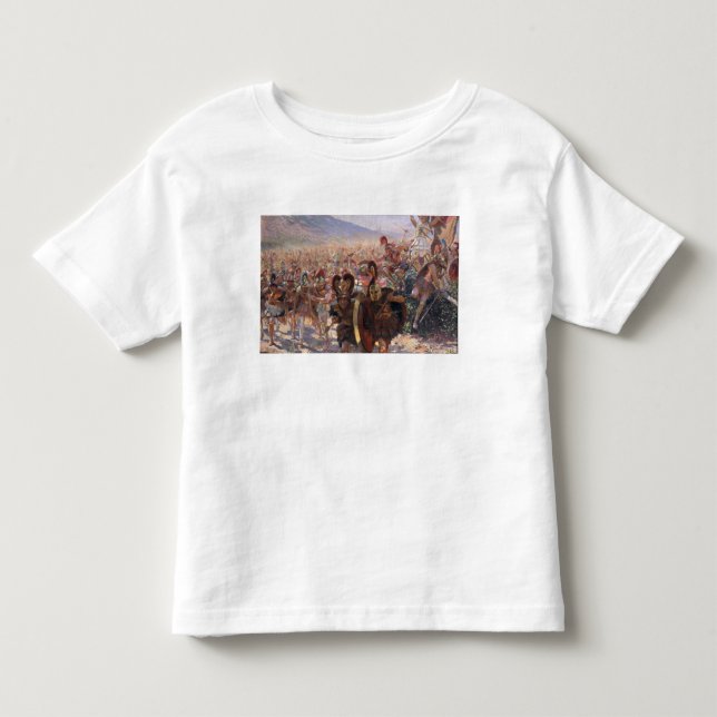 Camiseta De Bebé Guerreros antiguos (Anverso)