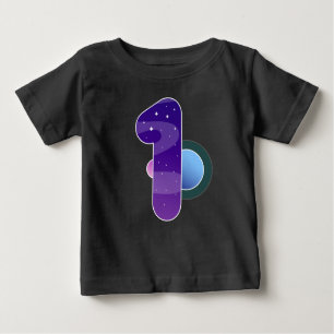 Camiseta De Bebé Guía del Planeta del Espacio Ultraterrestre 1 año 