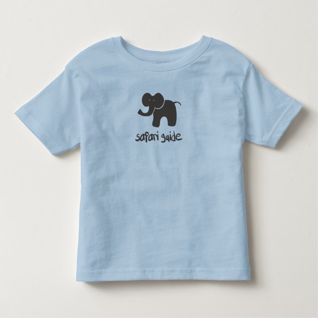 Camiseta De Bebé Guía del safari: Elefante (Anverso)