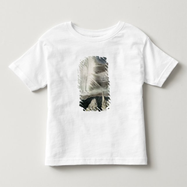 Camiseta De Bebé Guillermo Blake el | Vision de Eliphaz, 1825 (Anverso)