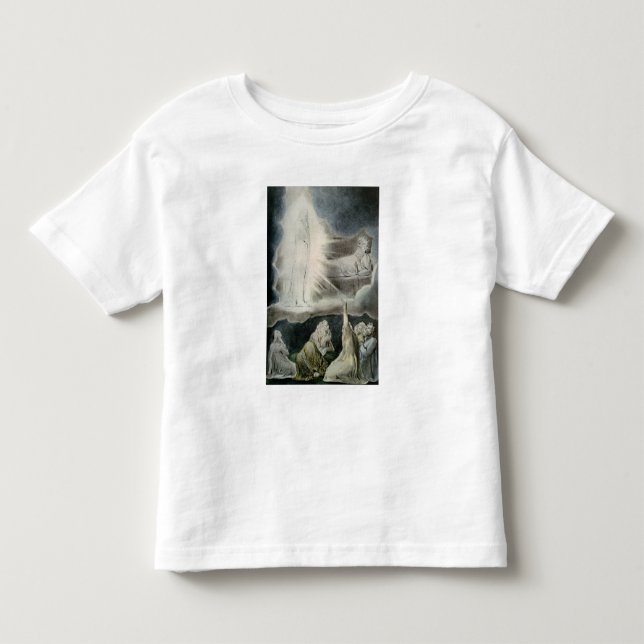 Camiseta De Bebé Guillermo Blake el | Vision de Eliphaz, 1825 (Anverso)