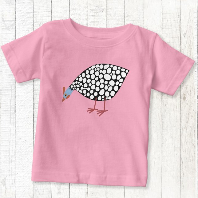 Camiseta De Bebé Guinea Fowl (Guinea Fowl fun farm bird t-shirt)