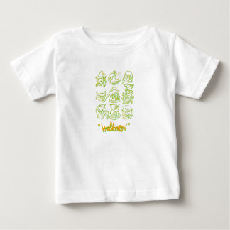 Camiseta De Bebé guión de halloween