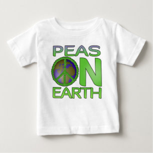 Camiseta De Bebé Guisantes en la tierra
