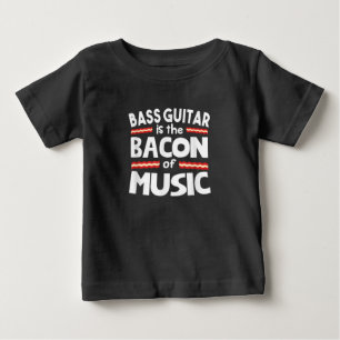 Camiseta De Bebé Guitar Lover La Guitarra De Bass Es Graciosa En