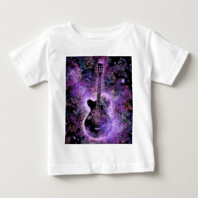 Camiseta De Bebé Guitar Music Baby T-Shirt (Anverso)