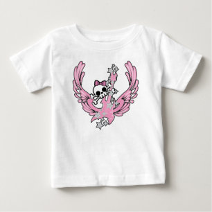 Camiseta De Bebé Guitarra alada con cráneo