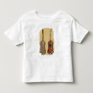 Camiseta De Bebé Guitarra embutida con nacarado, de 'Musical