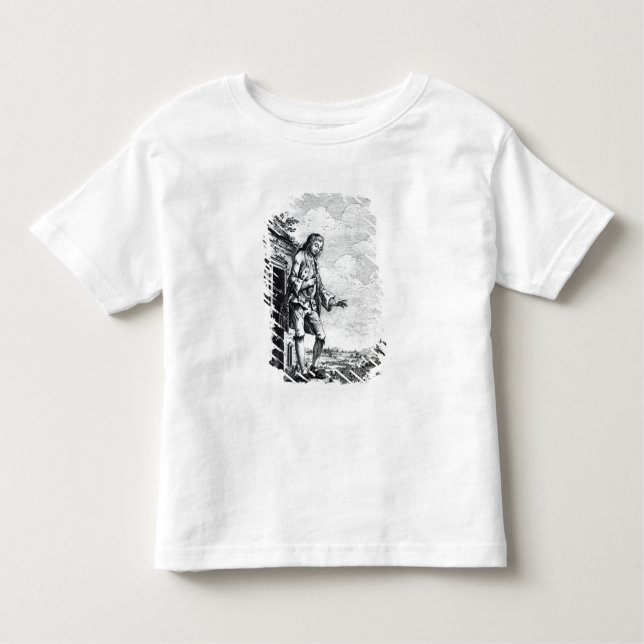 Camiseta De Bebé Gulliver entre los Lilliputians (Anverso)