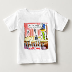 Camiseta De Bebé GunPlay Dibujos Animados Divertidos