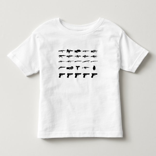 Camiseta De Bebé Guns (Anverso)