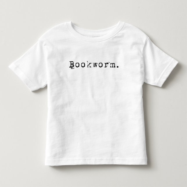 Camiseta De Bebé Gusano de biblioteca (Anverso)