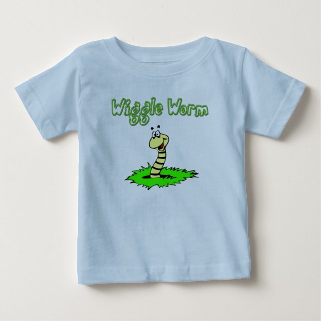 Camiseta De Bebé Gusano del meneo (Anverso)