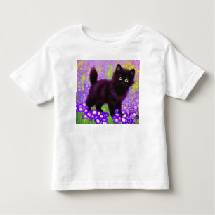 Camiseta De Bebé Gustav Klimt Black Kitten