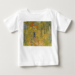 Camiseta De Bebé Gustav Klimt Farm Garden con Crucifix