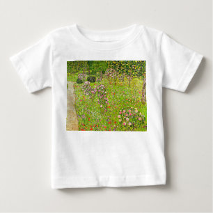 Camiseta De Bebé Gustav Klimt Orchard con Rosas