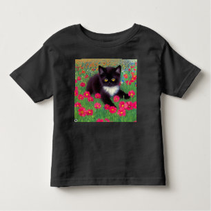 Camiseta De Bebé Gustav Klimt Tuxedo Cat